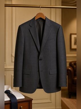 Gray Petrocelli Blazer in a 38R